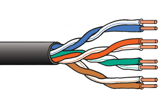 Câble Spiralé Blindé 4 Conducteurs 26 AWG - Extensible 1 à 15 M, Surface Mate, Pour Électronique