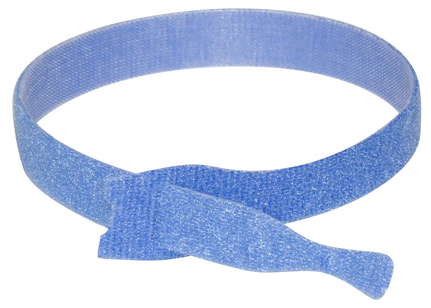 velcro - attache câble scratch 25x300mm - bleu royal (neuf) - jsfrance
