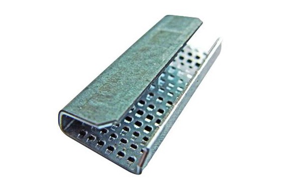Chape - Standard - Ouverture - Acier 13x28mm - 5000mm - Boîte de 2000 (Neuf) Chape - Standard - Ouverture - Acier 13x28mm - 5000mm - Boîte de 2000 (Neuf)