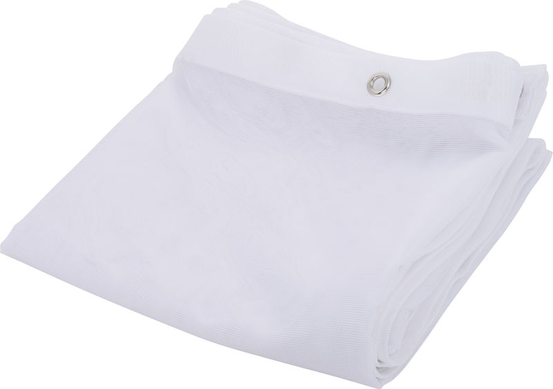 Rideau / Pendrillon coton blanc classé M-1 avec oeillères 3x6m de ... Rideau / Pendrillon coton blanc classé M-1 avec oeillères 3x6m de ...