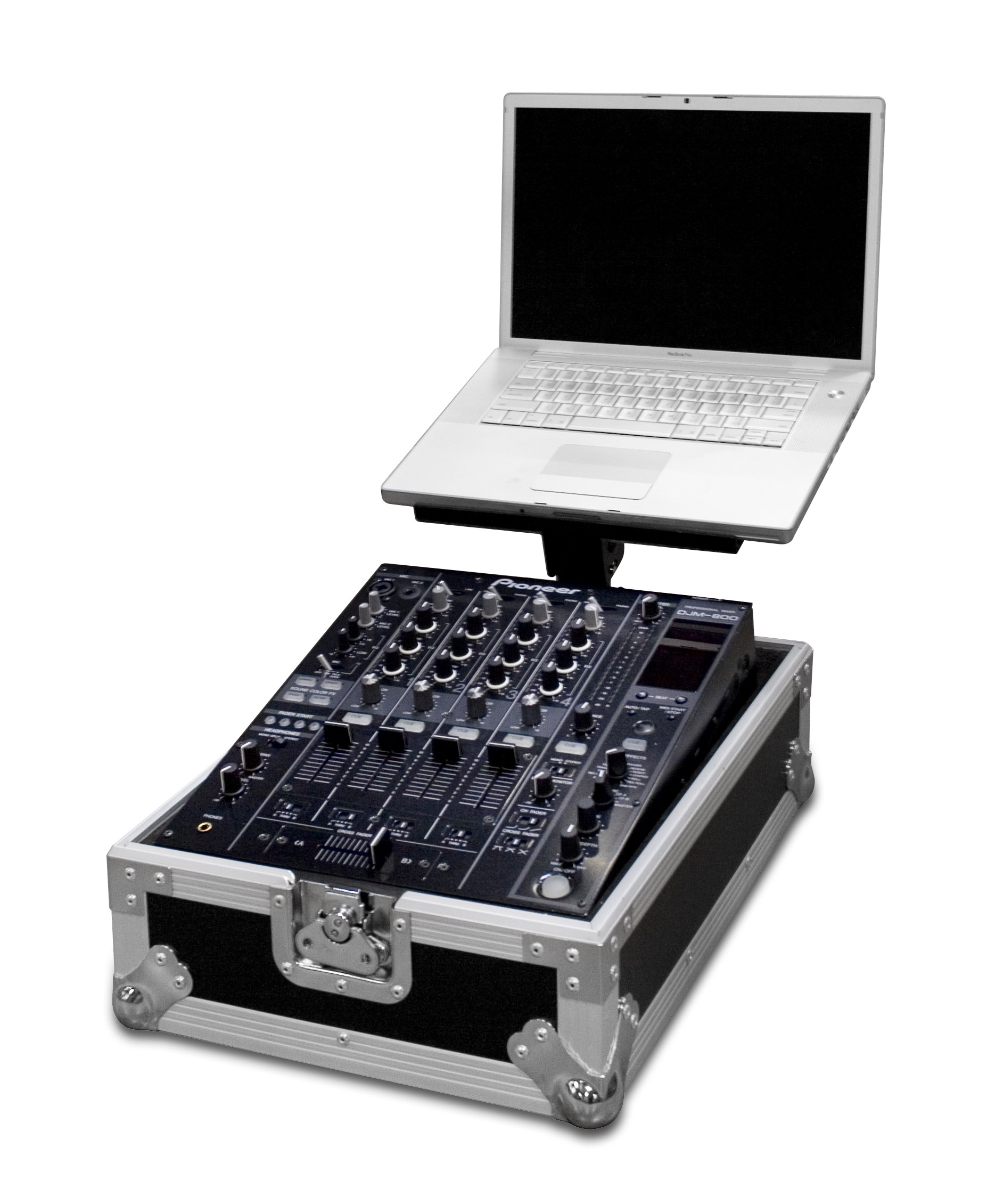 ROAD READY Flightcase avec support ordinateur portable pour DJM 500