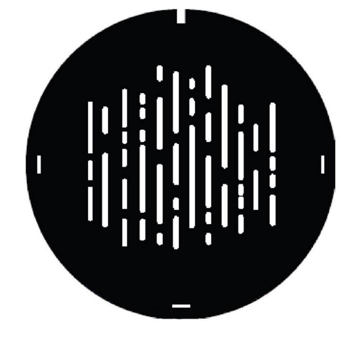 MARTIN Gobo Light Lines D37.5/d27 hm glass (New) JSFrance