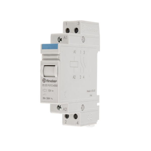 FINDER Relais modulaire 2 NO Panneau de montage Rail DIN bobine 12V