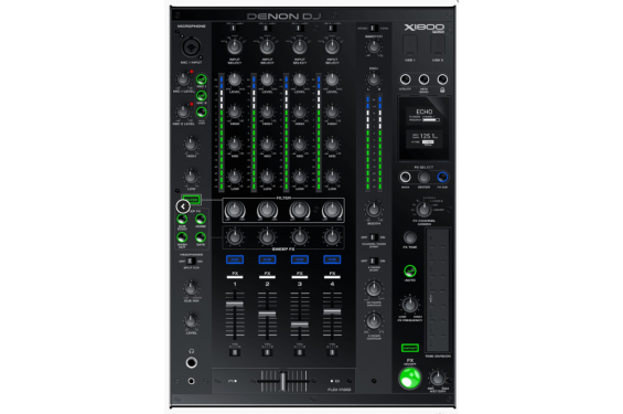DENON - Table de mixage X1800 PRIME - Double port USB - 4 voies avec effets et gestion DVS (Neuf) DENON - Table de mixage X1800 PRIME - Double port USB - 4 voies avec effets et gestion DVS (Neuf)