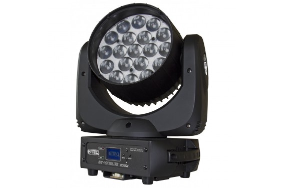 BRITEQ - Lyre Wash à Led BT W19L10 Zoom (Neuf) BRITEQ - Lyre Wash à Led BT W19L10 Zoom (Neuf)
