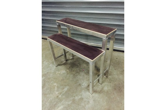 MoveX - Marches d'escalier pour scène en praticable : éléments de 60cm & 80cm (Neuf) MoveX - Marches d'escalier pour scène en praticable : éléments de 60cm & 80cm (Neuf)