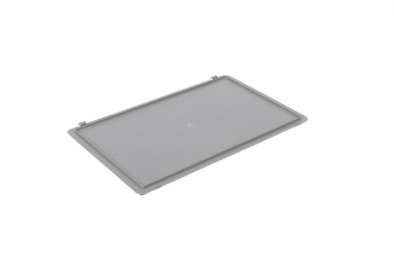 Couvercle à charnières pour Bac empilable Euronorm - 600x400X16 mm - Gris (Neuf) Couvercle à charnières pour Bac empilable Euronorm - 600x400X16 mm - Gris (Neuf)