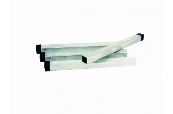 BUTEX - Aluminium square leg - 50x50mm - thickness 3mm - Height 20cm (Used)