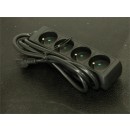 VELLEMAN - Multiprise 4 prises avec câble 1,5m (Neuf)