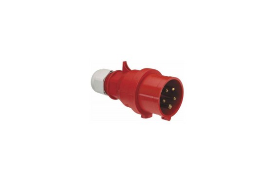 BALS - Prise m&acirc;le rouge CEE 380V - 32A - 5 contacts (Neuf)