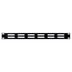 DAP AUDIO - Black blank ventilated Sheet metal rack 19 inch 1U (New)