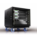 L-ACOUSTICS - Rack universel de tournée LA-RAK composé d'un rack 9U, 3 x LA8, LA-POWER, LA-PANEL, LA-PANELAES3, panneaux 2U (Neu