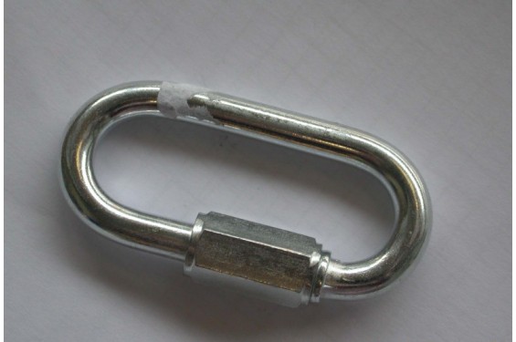 Mousqueton &agrave; bague - 6cm (Neuf)