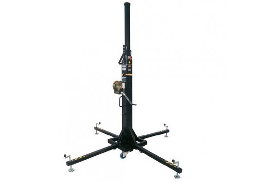 VMB - Pied de levage TE07B - 5.35m - 250kg - avec treuil - Noir (Neuf)