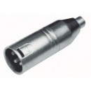 DAP AUDIO - Adaptateur XLR Mâle vers RCA Femelle - 3 contacts (Neuf)