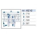 ASD - SZ290 - Angle 4D ASZ42 - 90° Pied - Kit de connexion non fourni (Neuf)