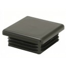Bouchon/Embout carré pour pied de praticable - Noir 40x14.5 (Neuf)