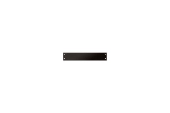 DAP AUDIO - Black blank Sheet metal rack 19 "2U (New)
