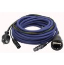 Power/Signal Cable Schuko Male to Schuko Female XLR/XLR - 15m. (New)