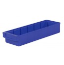 Storage série 4000 - Bac pour rayonnage sans cloisons 500x152x83mm - Bleu (Neuf)