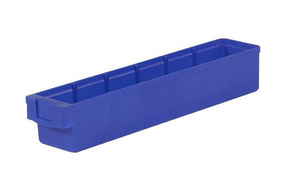 Storage s&eacute;rie 4000 - Bac pour rayonnage sans cloisons 500x93x83mm - Bleu (Neuf)