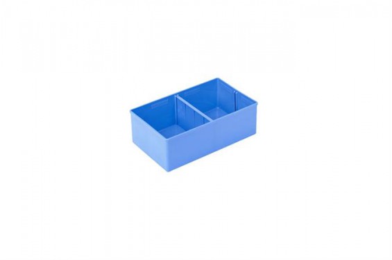 Blue Modular container  278x178x90mm  - Sold by 20 pieces (New)