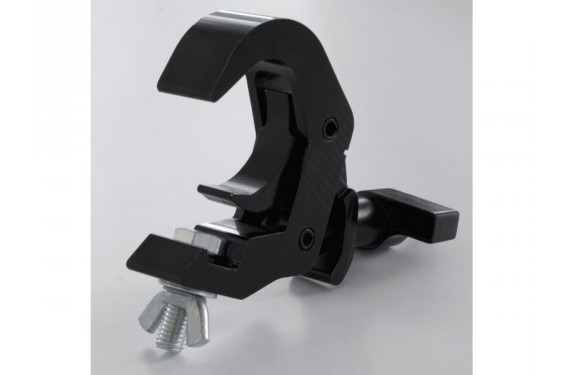 BRITEQ - FAST CLAMP BLACK V2 - Crochet noir de fixation rapide 48/51mm - 100kg (Neuf)