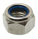 Hex nut self-braking to non-metallic insert DIN 985 Steel class 6 ZN 6mm (New)