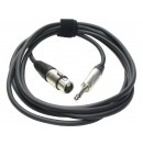 NEUTRIK - Câble Pro Mono Jack / Neutrik XLR femelle - 12m - RF2112 C114 (Neuf)