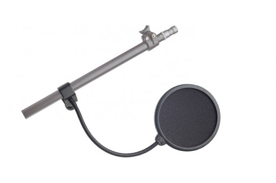 K&M - Écran de protection pour micro 130 mm noir (Neuf)