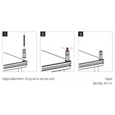 PROLYTE - Fixing guardrail - Barrier 30kg/m for pro riser (New)