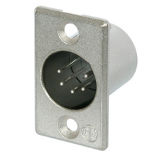 NEUTRIK - Male XLR base 5 pin silver NC5MP (New)
