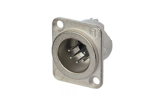 NEUTRIK - Male XLR base 5 pin silver NC5MDLX (New)