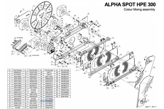 CLAY PAKY - Mini Frost for Alpha Spot HPE 300 (New)
