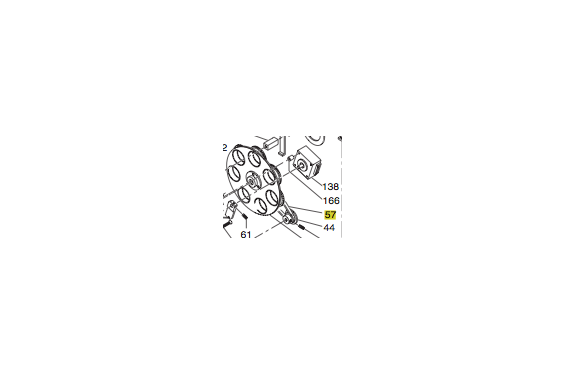 CLAY PAKY - Courroie de rotation Gobo pour Mini-Scan HPE (Neuf)