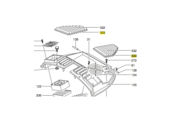 CLAY PAKY - Grille 2 de ventilation pour Stage Zoom SV (Neuf)