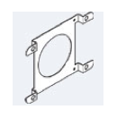 CLAY PAKY - Platine de fixation sur mur ou plafond pour Point MH (Neuf)