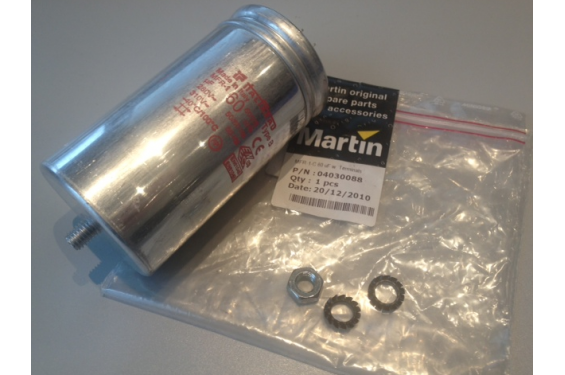 MARTIN - Condenser 250V AC / 60μF double lugs - aluminum (New)