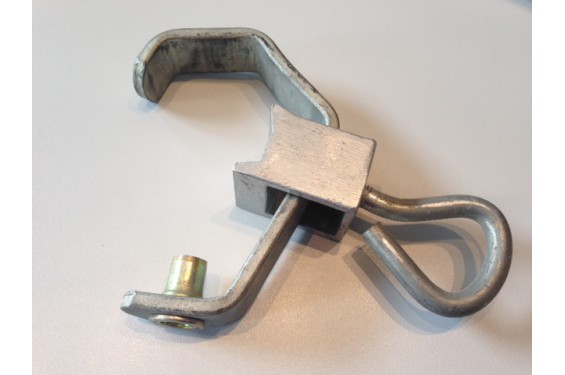 Fixing hook aluminum tube of 50 mm - 40 kg (Used)