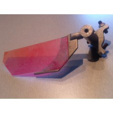 CLAY PAKY - Drapeau de trichromie magenta avec butée mécanique pour Stage Zoom 1200 (Neuf)