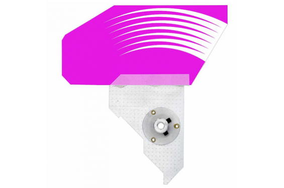 ROBE - Drapeau de trichromie magenta avec support pour ClubWash 300/500 CT (Neuf)