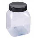 Multi-Pack 16-  Square pot with large aperture (diameter 54 mm) 500ml - ext. 81x81x108 (New)