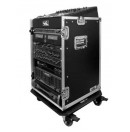 ROAD READY - Flight case 19" for mixing desk - Vertical 14U - Height 10U - with wheels (New)