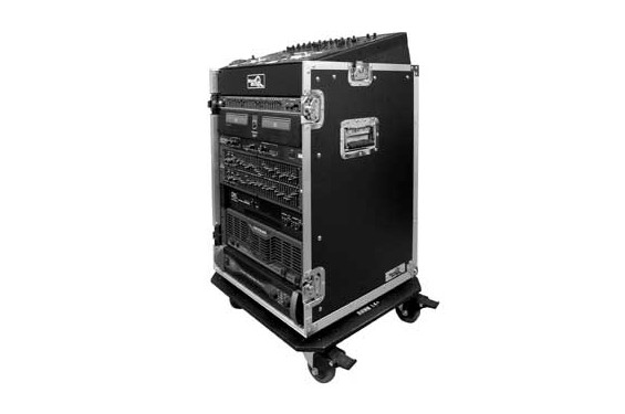 ROAD READY - Flight case 19" for mixing desk - Vertical 16U - Height 10U - with wheels (New)