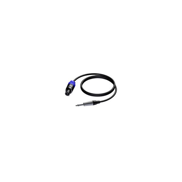 Câble Speakon Mâle Vers Jack 6.35 Mm 3 M - Pour Connexion Audio Professionnelle, Home Studio, Scène