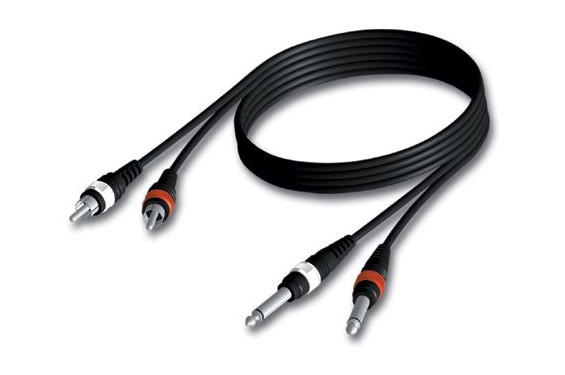 PROCAB - Cable 2xJack Male to 2xRCA Male - 5m (New)