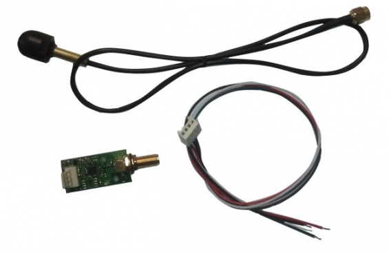 Carte récepteur DMX HF 2.4GH V2 avec antenne wifi boule 0.5dB (Neuf)