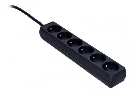 PROCAB - Power strip 6 outlets with cable - 5m (New)