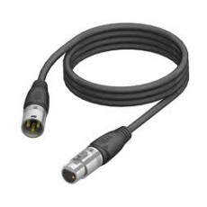 PROCAB - Câble DMX AES 110 ohm 3 pôles XLR Mâle - XLR Femelle  - 0.5m (Neuf)