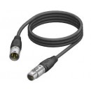 PROCAB - Cable DMX AES 110 ohm 3 poles XLR Male - XLR Female - 0,5m (New)